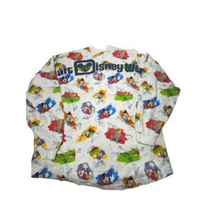 Disney Ink & Paint Spirit Jersey Shirt Sorcerer Mickey Dumbo Peter Pan Size Med